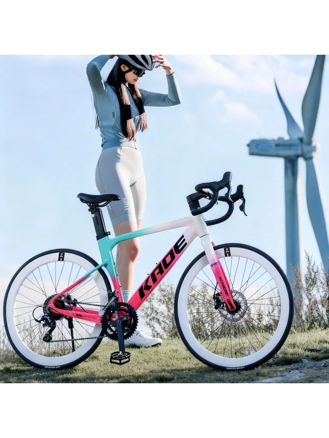 AliExpress NONE Light Cavalry M380 Fully Internal Routing Road Bike Ultra-light Speed Drop Bar Racing Bicycle for Men and Women Adult Bike K