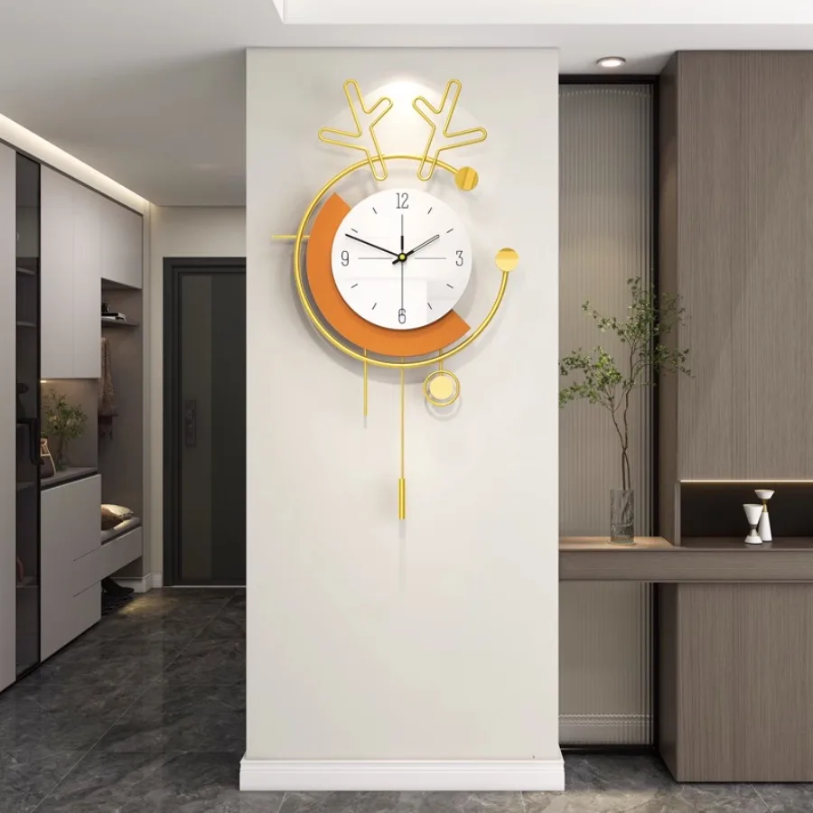 Living Room Wall Clock Pieces Art Deco Round Gift Wall Clock Home Gold Colorful Modern Kitchen Nordic Office Wanduhr Wall Decor