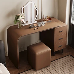 Luxury Wooden Vanity Dresser Drawer Modern Makeup Mirrors Dressing Table Princess Women Coiffeuse De Chambre Bedroom Furniture