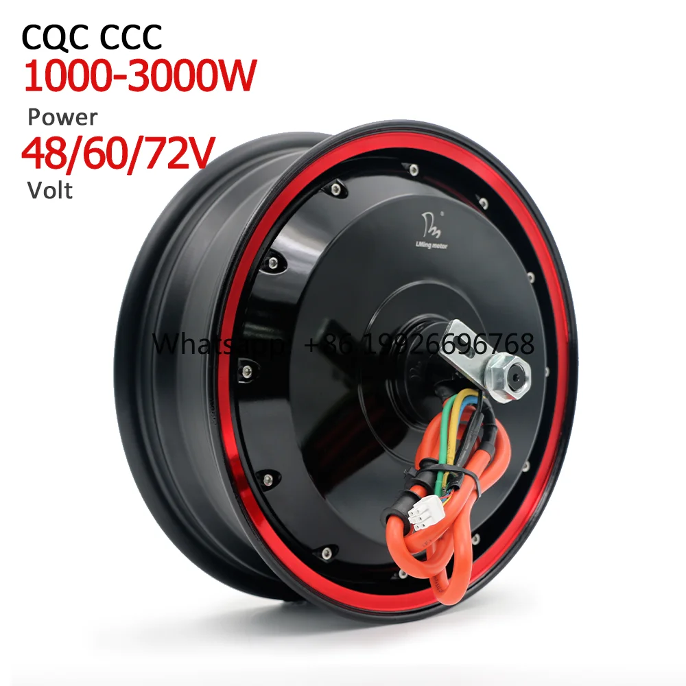 

High Power Motorcycle Hub Motor 12 Inch 3000W-5000W Dc Brushless Electric Hub Motor E-Motorcycle Motor