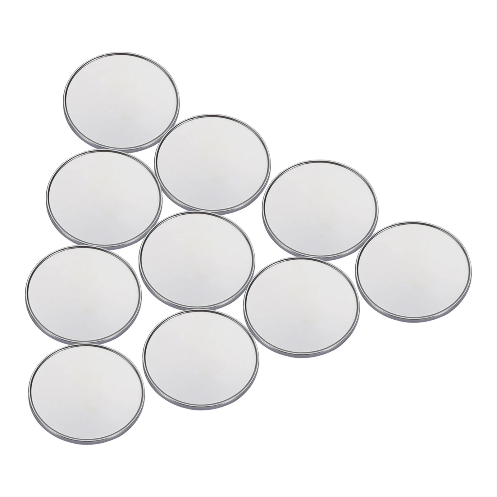 1/10 قطعة قبعة الجولف كليب غطاء كليب كرة جولف علامة علامات جولف وضع الأخضر اكسسوارات الحديد الفضة 25 مللي متر القطر #4