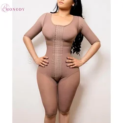 Fajas Colombianas High Compression Full Body Flatten Abdomen Body Shaper With Long Pants & Sleeves Slimming Shapewear