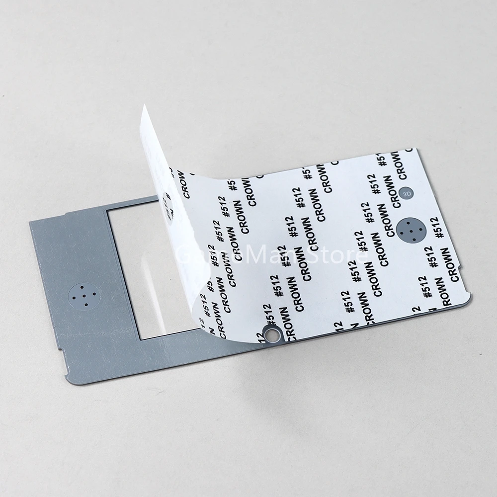 2 unids/lote reemplazo de cubierta de lente de marco de pantalla LCD frontal superior de plástico blanco negro para 3DS