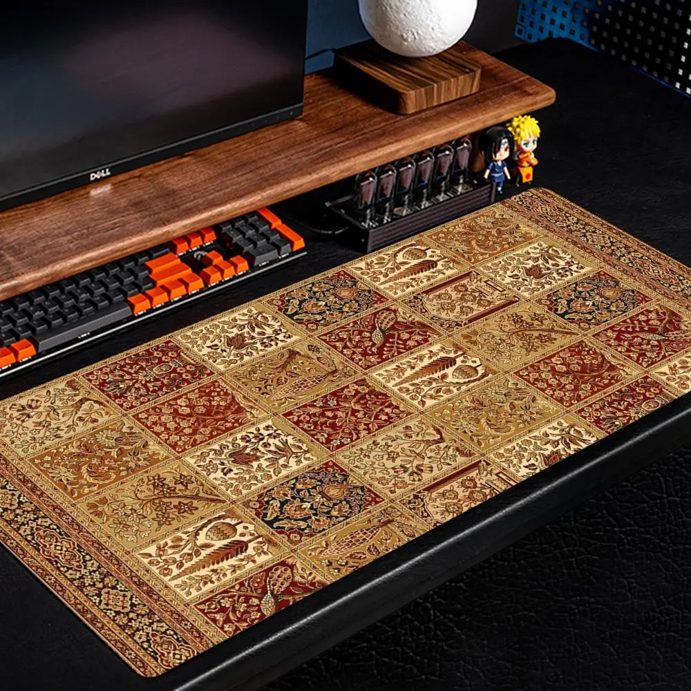 religious carpets Mouse Pad 500X1000 mm Large Gaming Mousepad Gamer XL Rubber Otaku Keyboard Pad Laptop Desk Mat