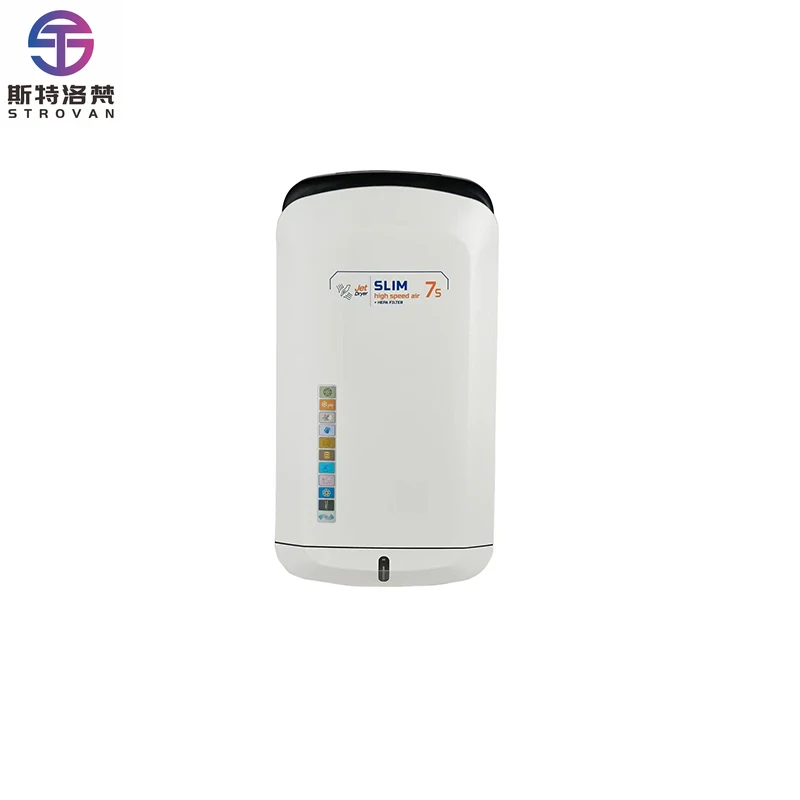 

STLF DWJ Fast Hand Dryer Touch Free Wall Mounted Automatic Hotel Toilet High Powered Jet Sensor Hand Dryer