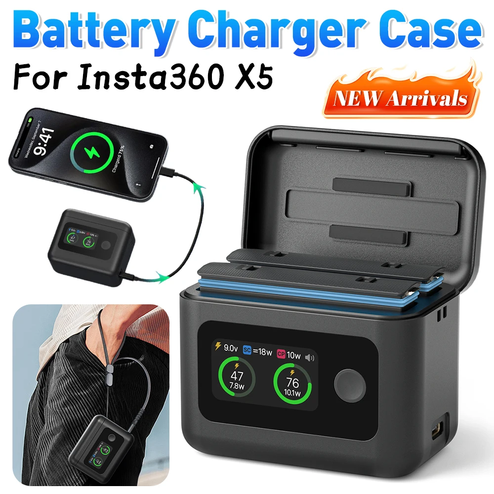 For Insta360 X5 Bat…