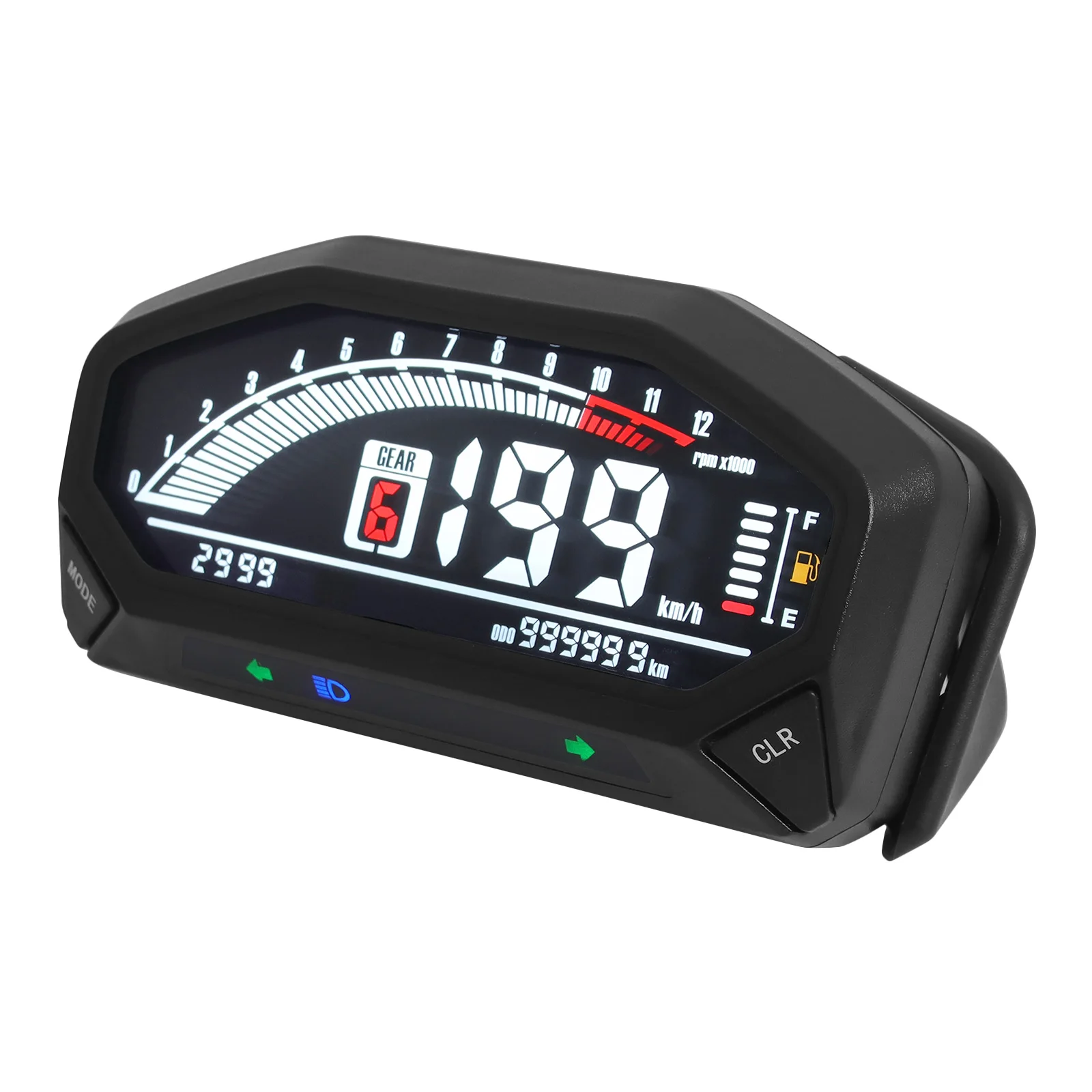 Motorcycle Instruments Panel Universal Digital Motorcycle Speedometer Display Hour Meter Gauges ATV Tachometer Motor Accessories