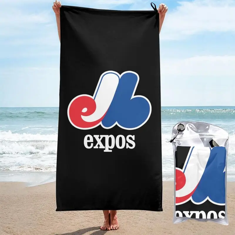 Montreal Expos Baseball Quebec Canada Royal Quick dry Towel Surf Wrapped Beach Towel Superfine fiber