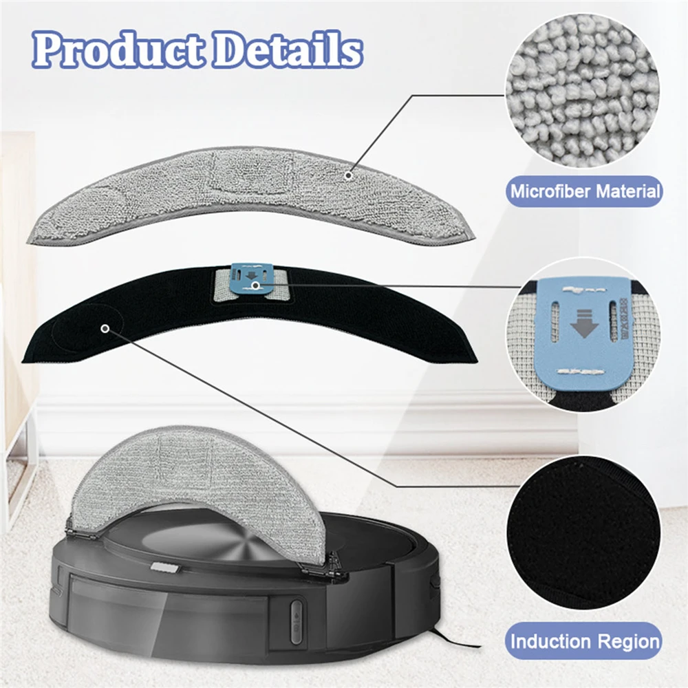 1/2 шт., сменные моющиеся насадки для швабры из микрофибры