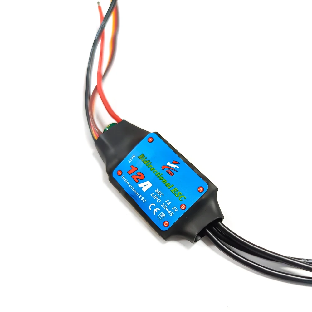 ZMR Bidirectional Brushless ESC 12A-80A Two-way Brushless ESC for Pneumatic Underwater Propeller of Remote Control Vehicle