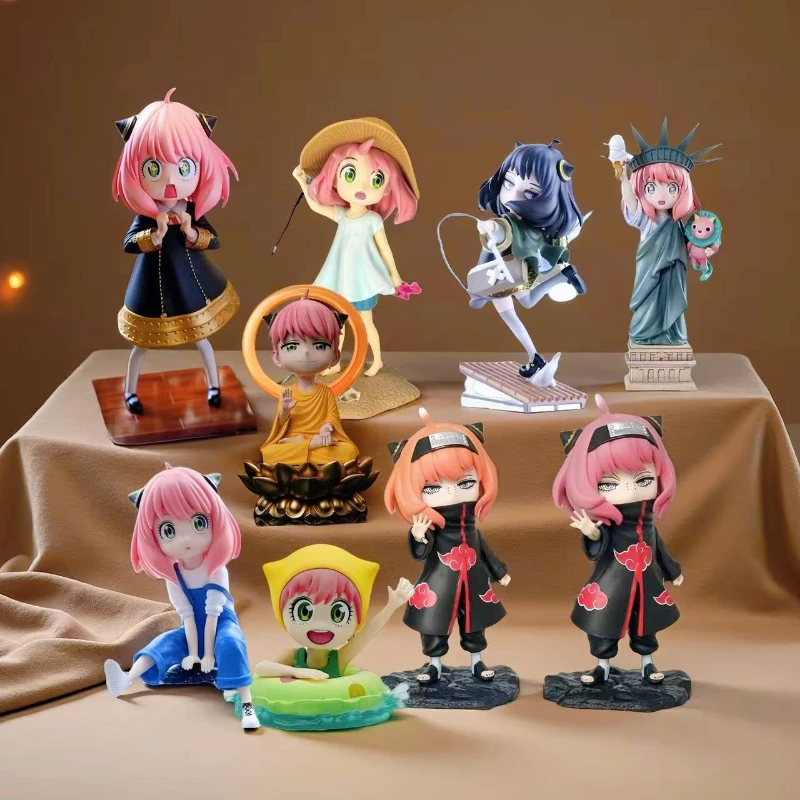

Cute Anime Spy×family Figure Dolls Yor Forger Figurine Anya Forger Figures PVC Model Ornament Collectible Perimeter Toys Gifts