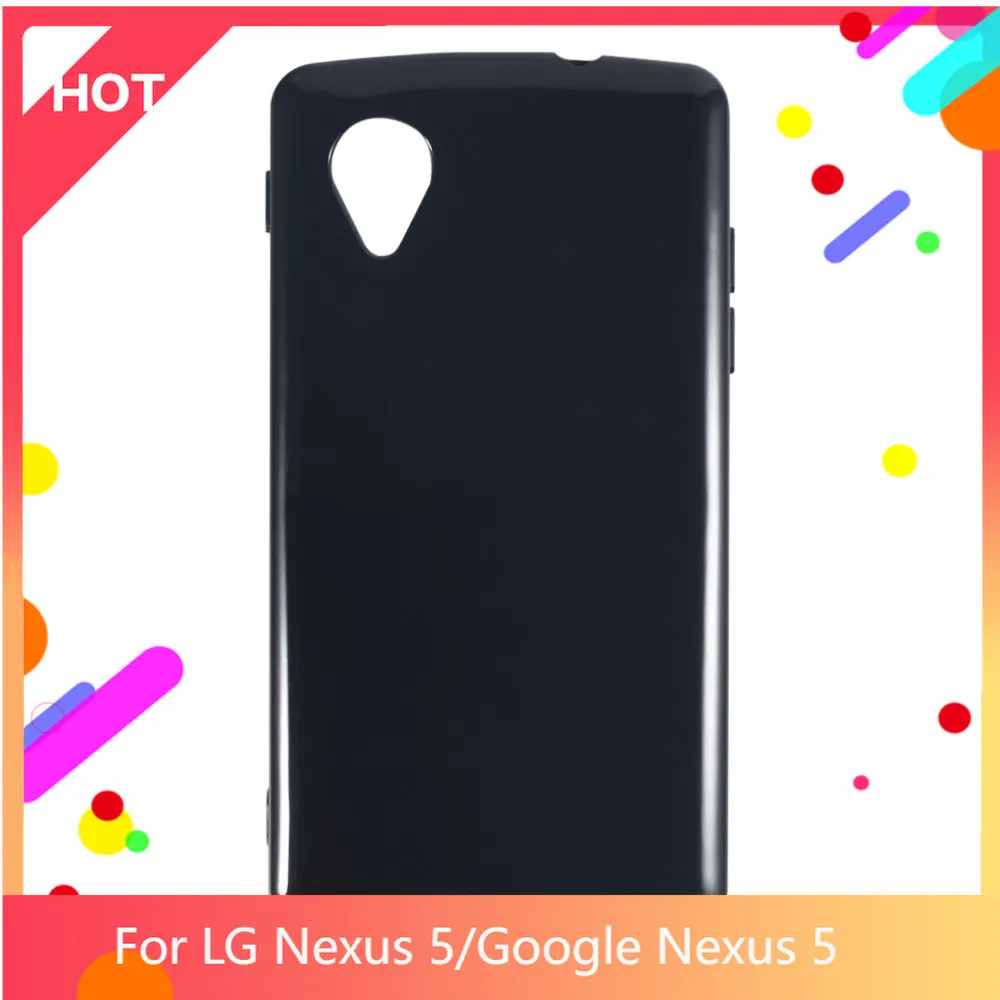 Nexus 5 Case Matte Soft Silicone TPU Back Cover For Google Nexus 5 Phone Case Slim shockproof