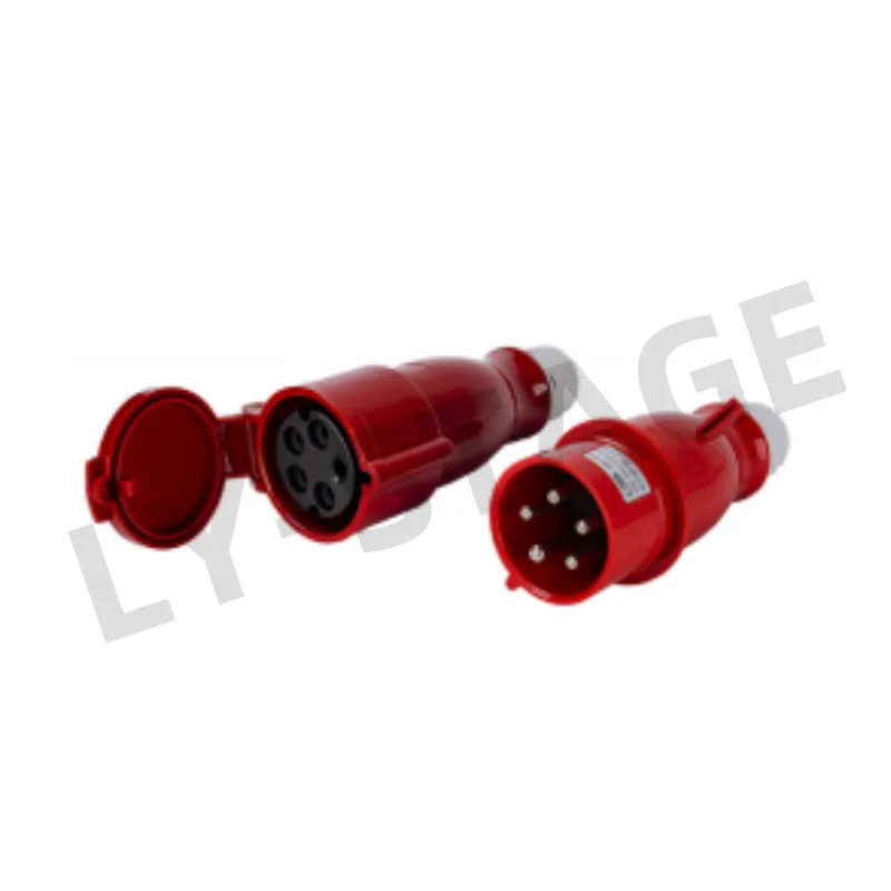 

32A industrial insert, five cores male and female head 16A; IP44