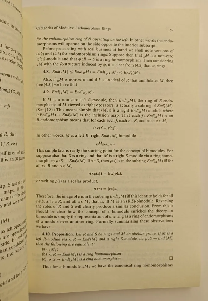 Anillos y categorías de módulos