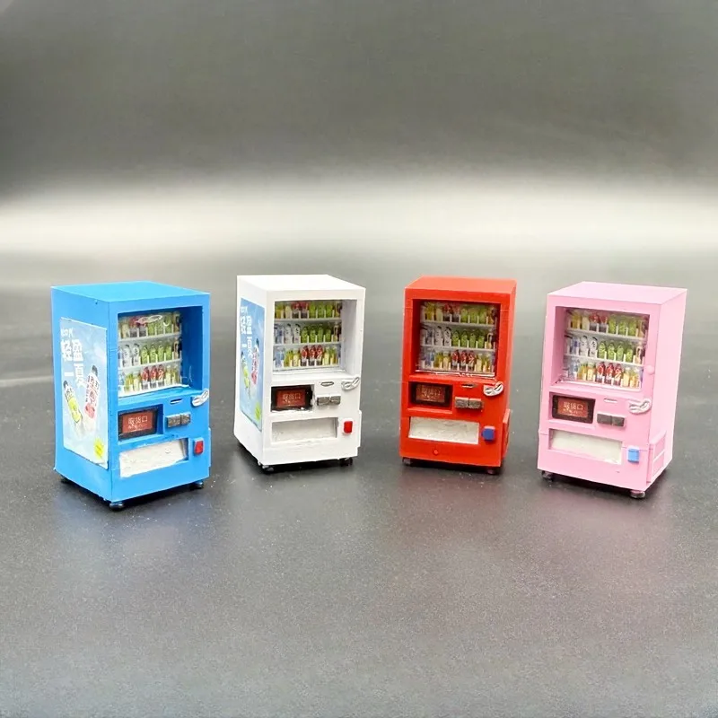 Diorama 1/64 Model Mesin Penjual Minuman Model Tampilan Adegan Garasi Pemandangan Jalan Kota