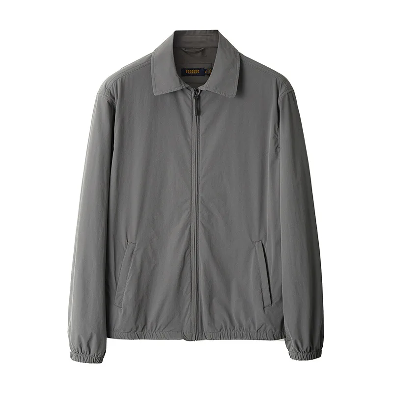 [Original yarn sunscreen UPF50+] All-round hard-core thin jacket for men with cool breathable quick-drying commuting lapel