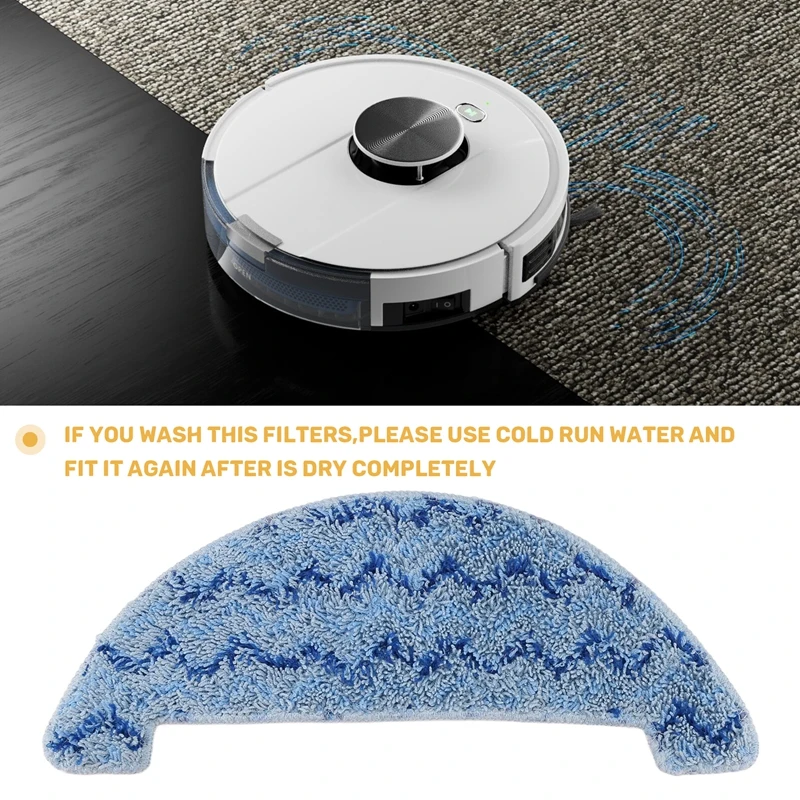 For Polaris PVCR 3900 IQ Home Robot Vacuum Cleaner Spare Accessories Roller Main Side Brush Mop Rag Cloth