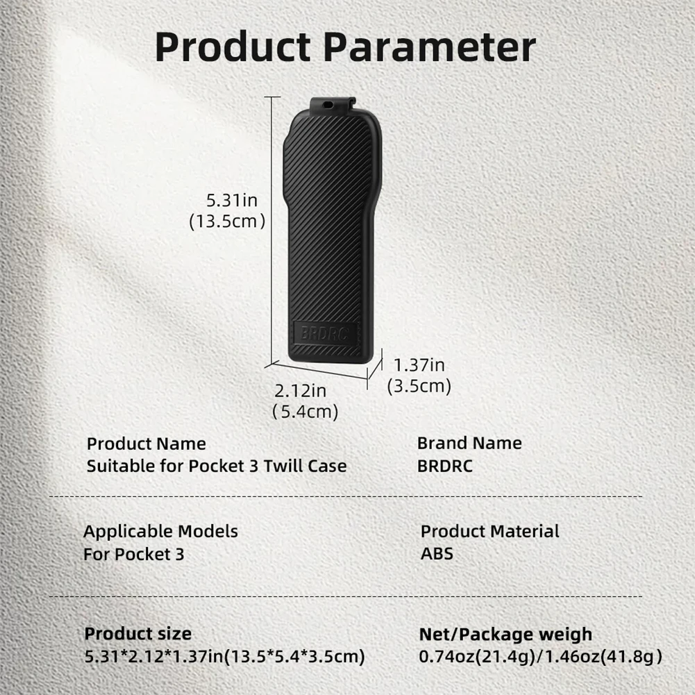 Para DJI Osmo Pocket 3 funda protectora anticaída cubierta con tapa con cordón carcasa protectora accesorios de cubierta protectora