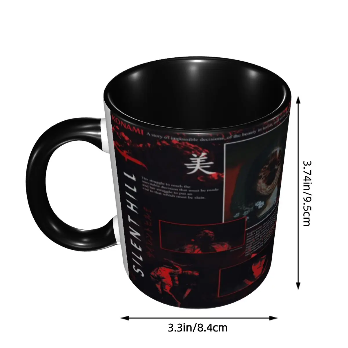 كوب هدية Silent Hill F Horror Game 2025 للنساء والرجال، كوب قهوة ممتع هدية للمكتب #3