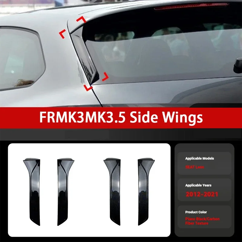 Passend für Seat Leon FR MK3 MK3.5 Flanken-Heckflügel-Modifikation, Baujahr 2012-2021