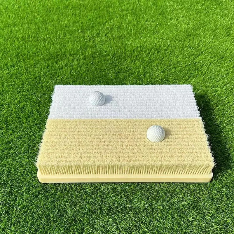 New golf emulator sand pit mat sand pit training mat simulation of real golf cutting practice mat