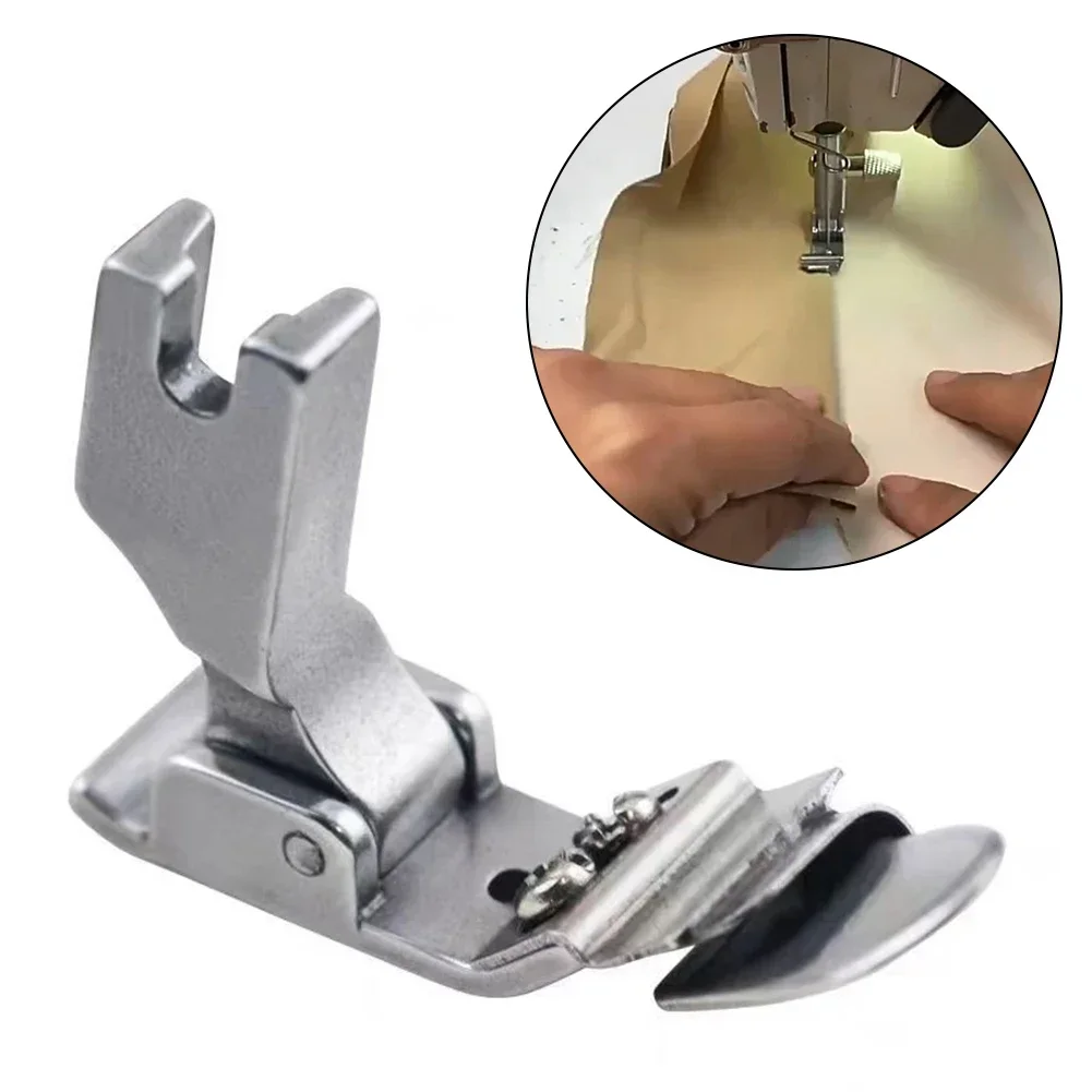 Efficient Industrial Flat Car Presser Foot Adjustable Width Suitable for Back Collars and Seams Durable Steel Material