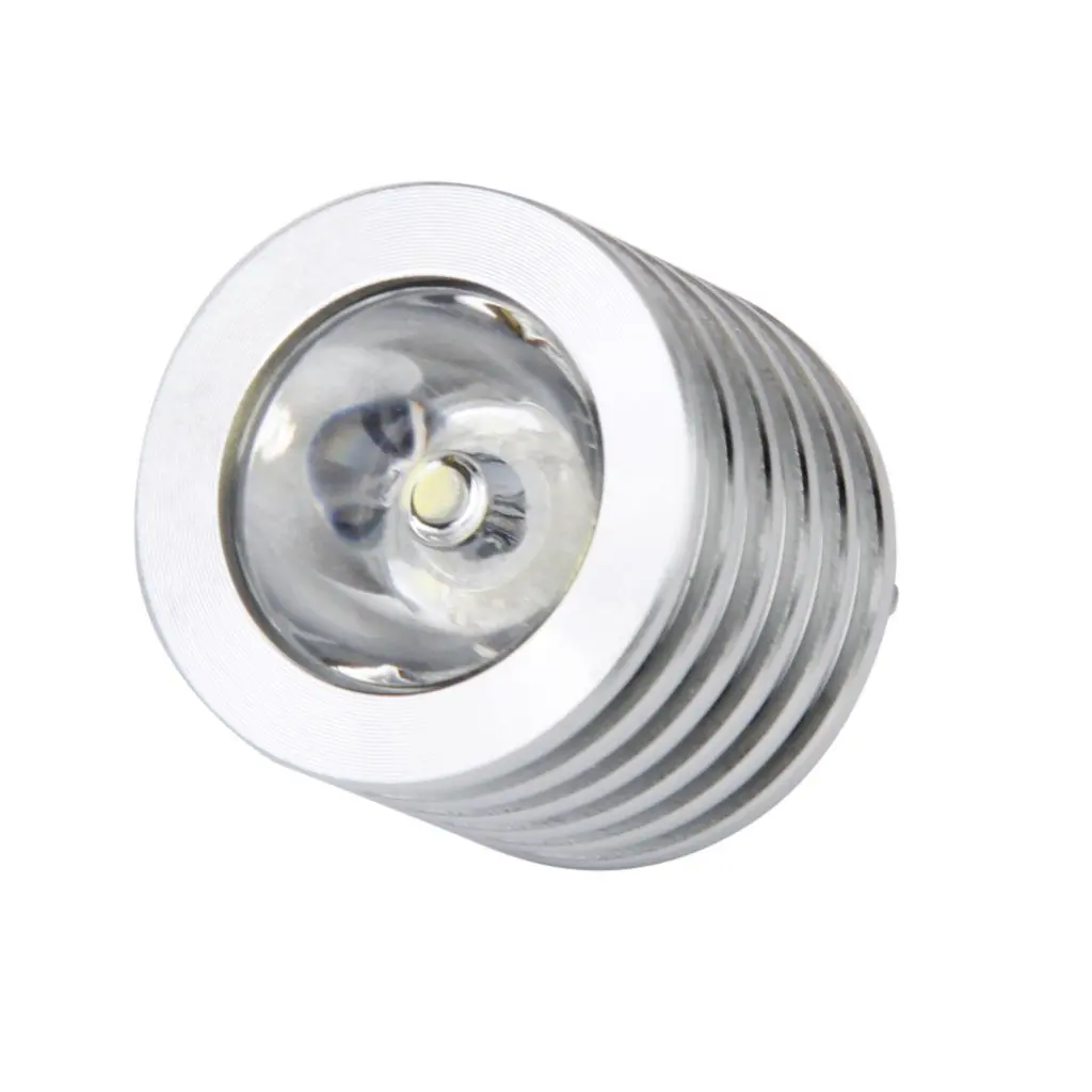 Aluminum 3W USB LED Lamp Socket Spotlight Flashlight White Light