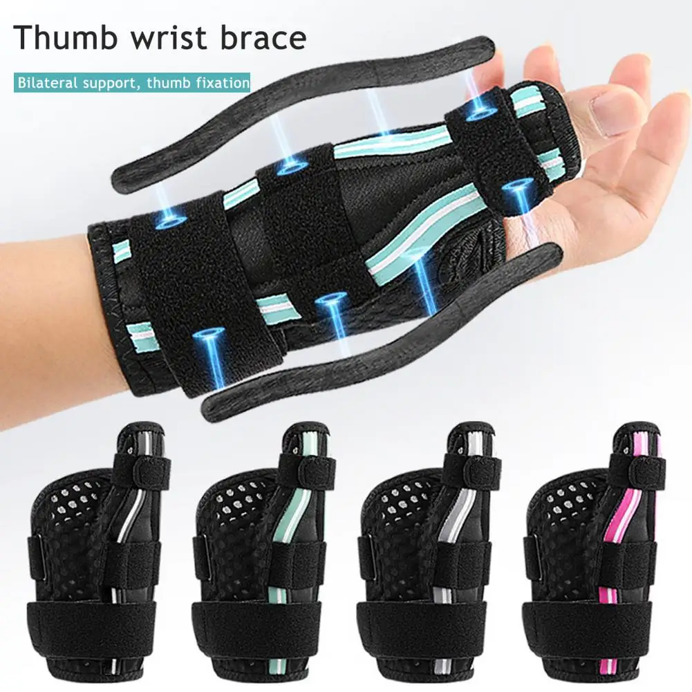 Thumb Brace Right/Left Hand, Thumb Spica Splint Hand Brace for Arthritis Pain Ergonomical Thumb Stabilizer for Trigger Thumbs