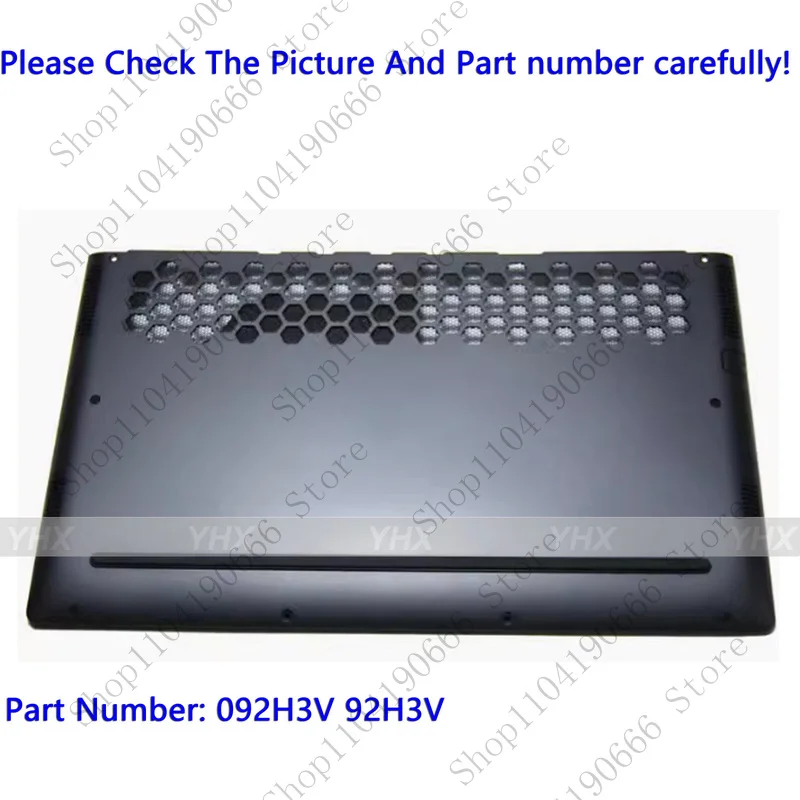 

GYX 092H3V ЧЕРНЫЙ Новый для Dell Alienware M15 R7 Нижняя нижняя крышка корпуса D Shell.
