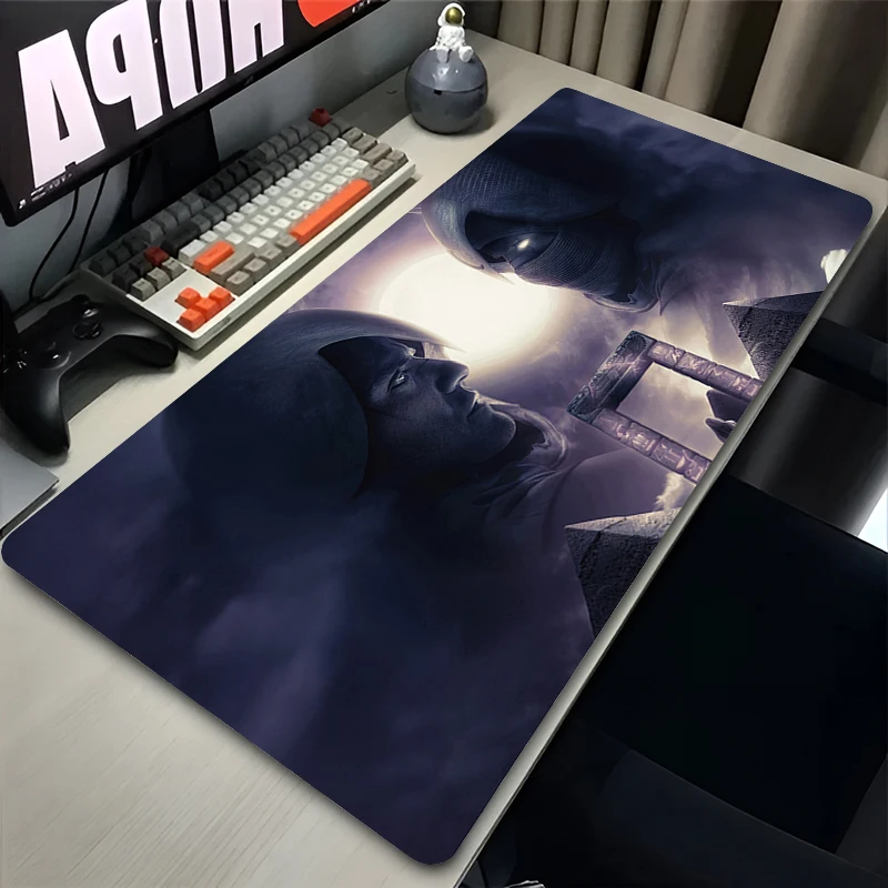 Maravilha Cavaleiro da Lua Mouse Pad, Anime HD, Teclado De Borracha Mousepad, Antiderrapante, Mesa De Escritório, Laptops, Acessórios De Jogos, XXL