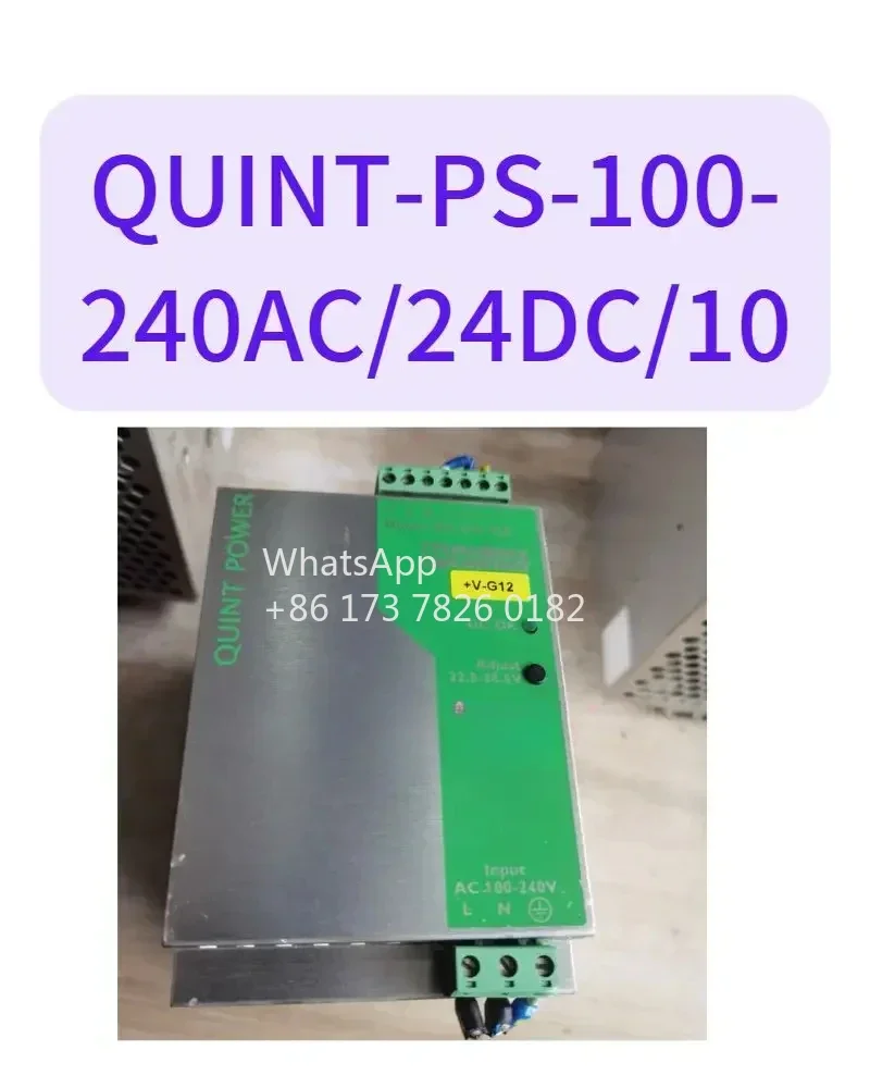 

Used power supply 2938604 QUINTPS100240AC24DC10 test OK