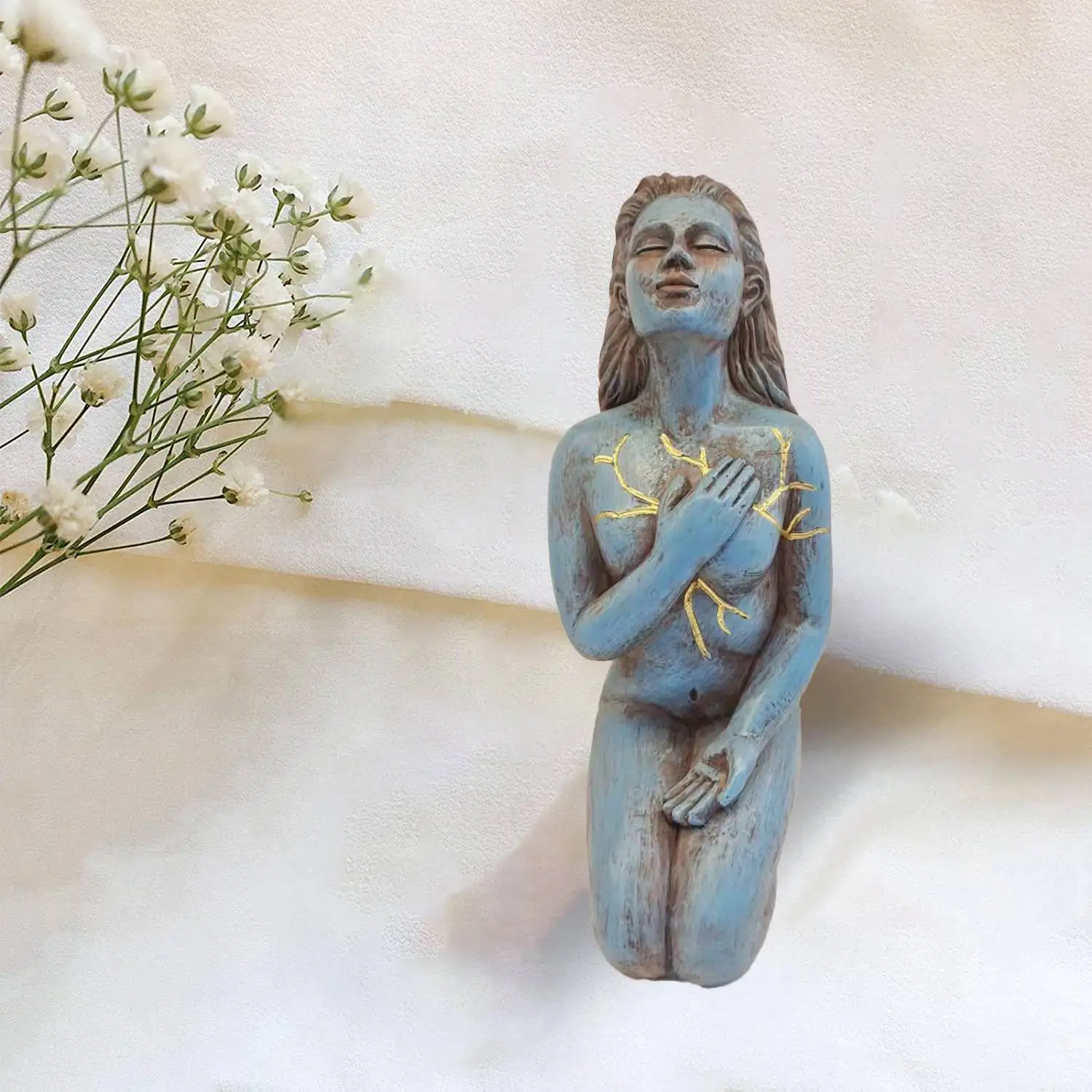 AC62-Self-Love Healing Sculpture Cross-Border New Healing Goddess Hope To Harvest Home Resin Decorative Ornaments