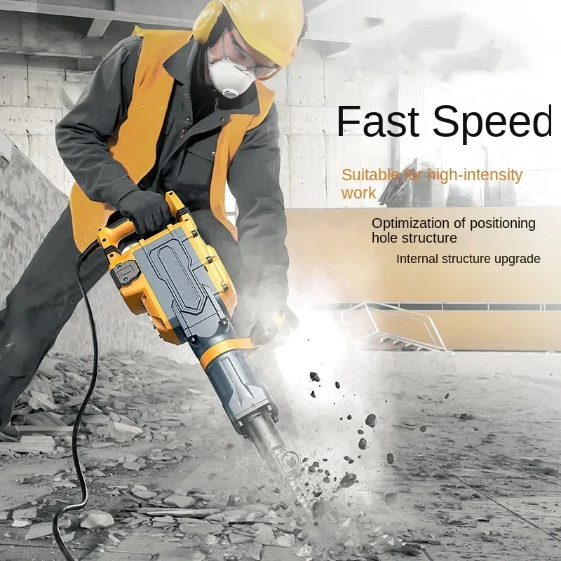 

Большой электрический кирка, промышленный молоток высокой мощности, бетонный одиночный тяжелый инженерный молоток, электрический