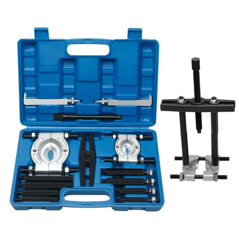 

2Pcs Universal Bearing Puller Set 2-Jaw & Dual-Disc Design Heavy Duty Bearing Remover Tool for Transmission & Machinery Repair