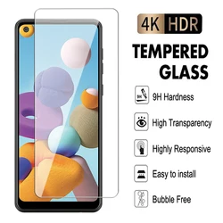 Tempered Glass For Samsung Galaxy A01 A11 A21 A31 A41 A51 A71 Screen Protective Note 10 S10 S10e Lite A21S Protection galss Film