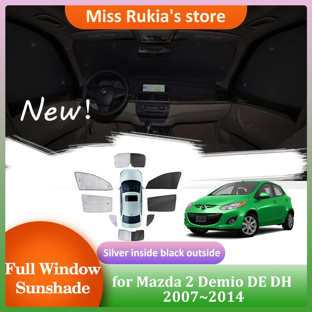 

Sunshades Mat for Mazda 2 Mazda2 Demio DE DH 2007~2014 Roof Windows Sun Visor Windshield Pad Curtain Sunroof Cover Accessories