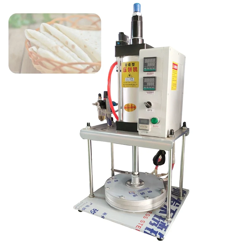 

Pneumatic Controlled Cake Pressing Machine Commercial Pancake Making Machine Ultra Thin Spring Rolls Machine ﻿