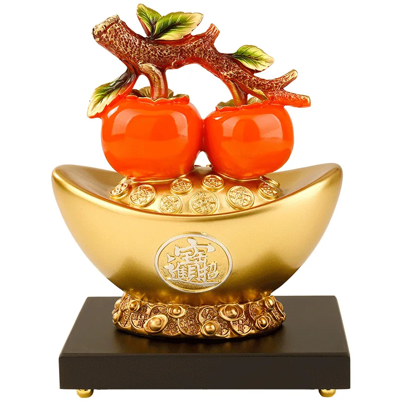 

The future is bright, persimmons and persimmons are ruyi ornaments, living room, wedding room, office decorations, decorations,