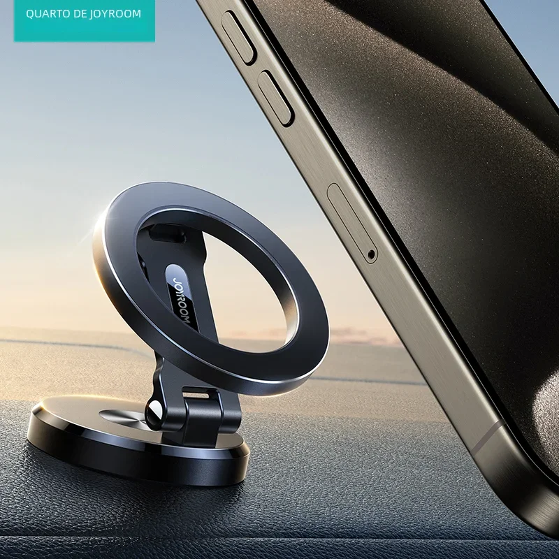 Joyroom -Suporte de telefone para carro magnético, dobrável, universal, forte, para iphone 15, 14, 13 pro max, samsung, huawei