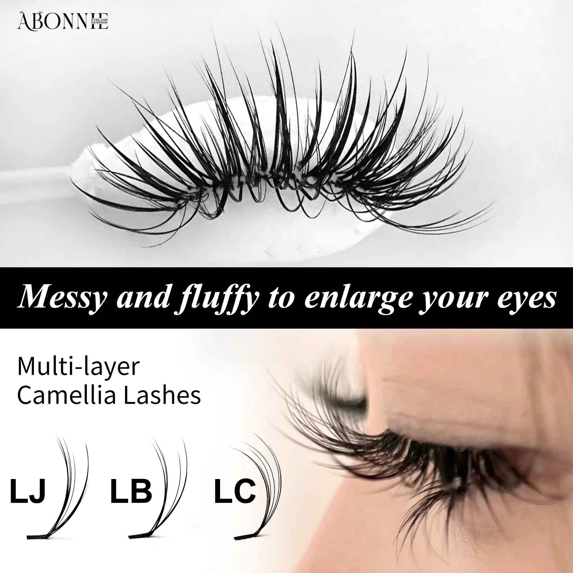 ABONNIE 5D Extensões de Cílios - Eyelash Extension Double Volume avaliação e preço
