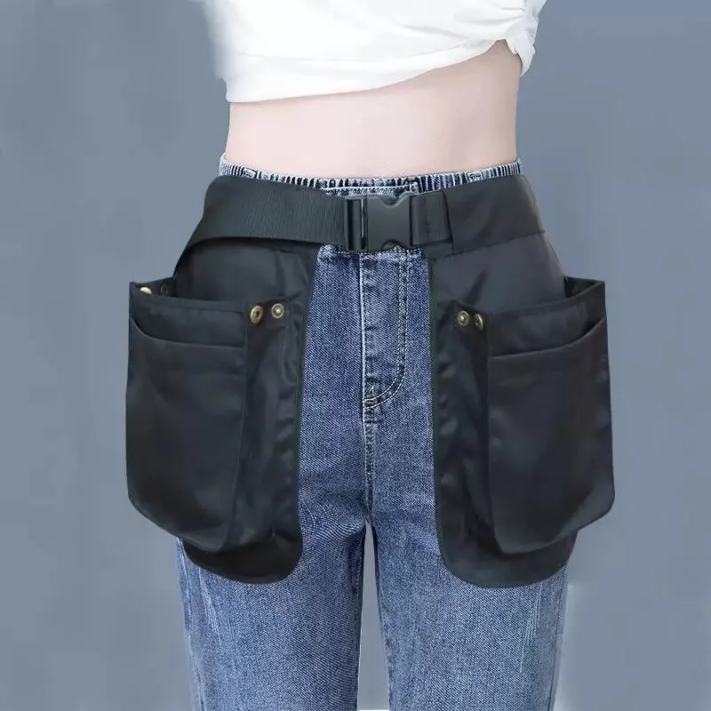 bolsa-de-cintura-multifuncional-moderna-para-atividades-ao-ar-livre-com-ziper-e-bolsos-design-de-avental-esportivo-equipamento-versatil-para-uso-externo