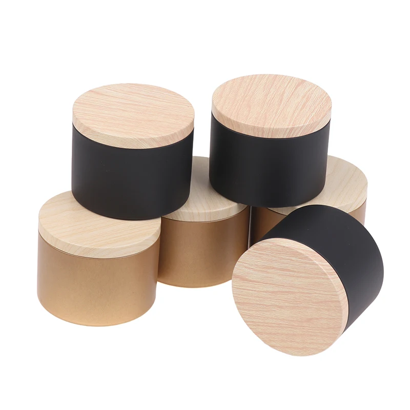 

6 шт. жестяных банок для свечей объемом 8 унций с крышками, круглые банки для свечей 8*6 см, для хранения рассыпных свечей, принадлежности для изготовления свечей своими руками