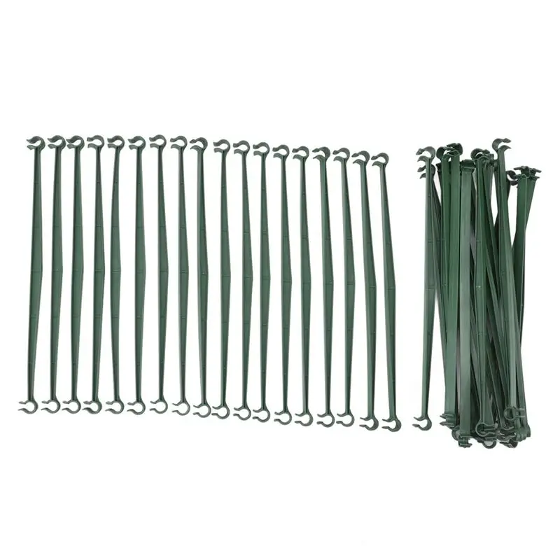 AEE2-36PCS Stake Arms For Tomato Cage 11.8 Inch Plastic Expandable Plant Supports Trellis Connectors For Climbing Plants