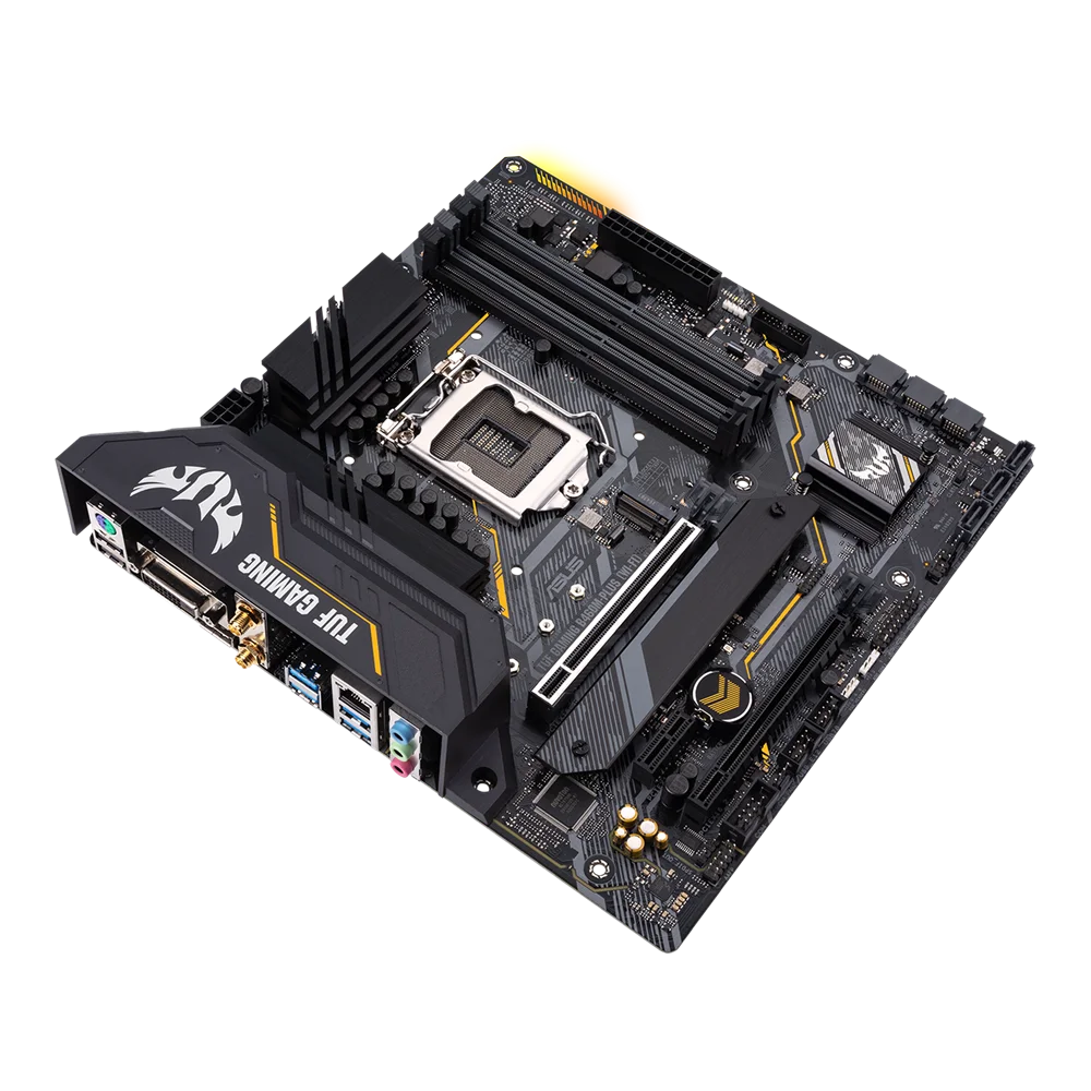 ASUS TUF GAMING B460M-PLUS (WI-FI) Intel B460 (LGA 1200) micro ATX Placa base DDR4 128G PCI-E 4.0 M.2 HDMI USB 3.2 ATX