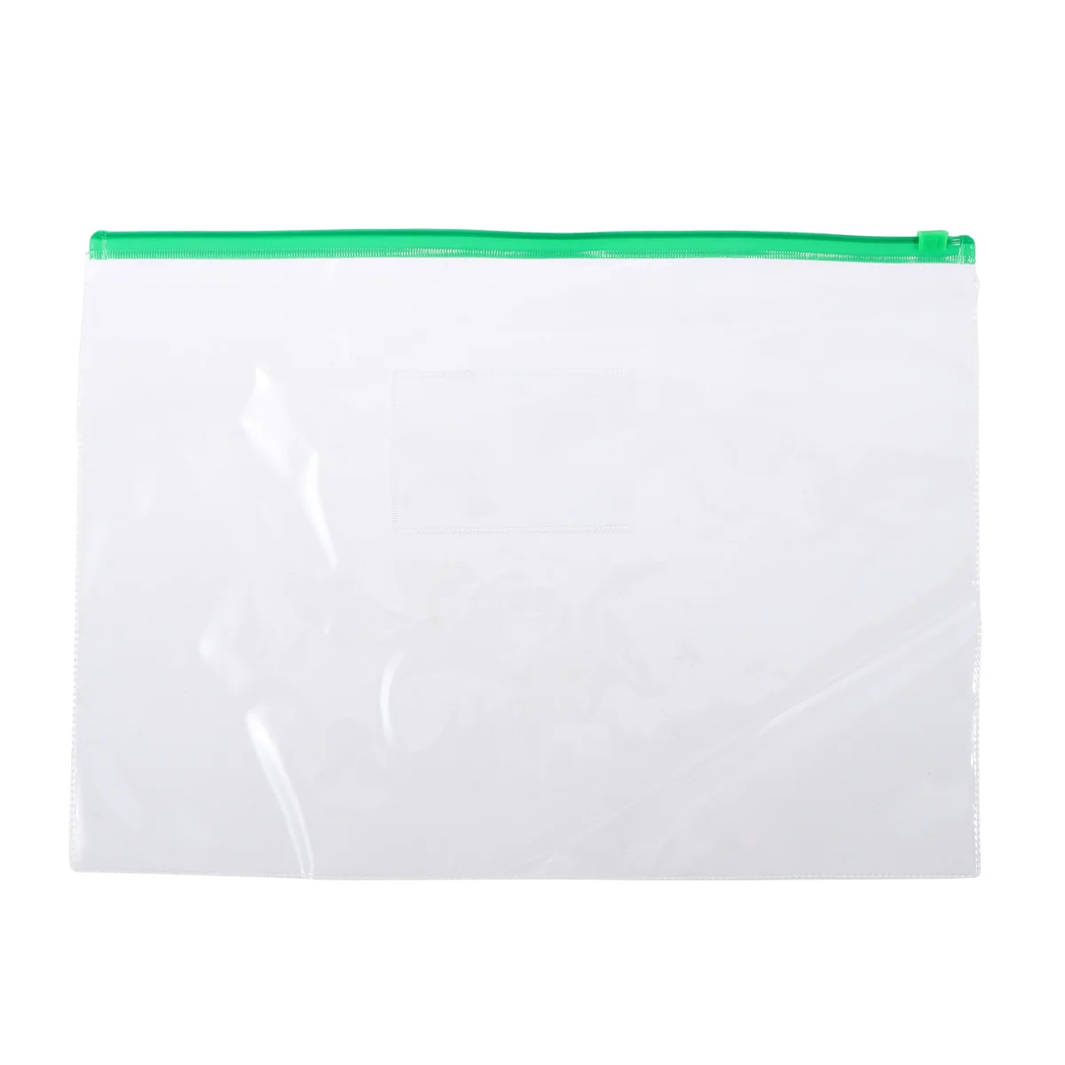 

40Pcs PVC Zipper File Bags Portable Document Organizer Pouches 24x18cm A5 Size Waterproof Office Travel Storage