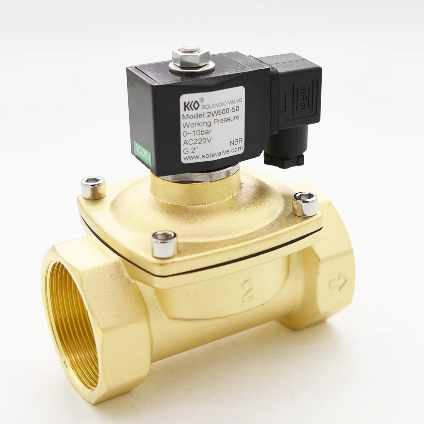 

High Quality Solenoid Valve Valvula 1/2 "3/4" 1 1/4 "1 1/2" 2 "Water Valve 2W160 2/2 Way Solenoid Valve 3/4