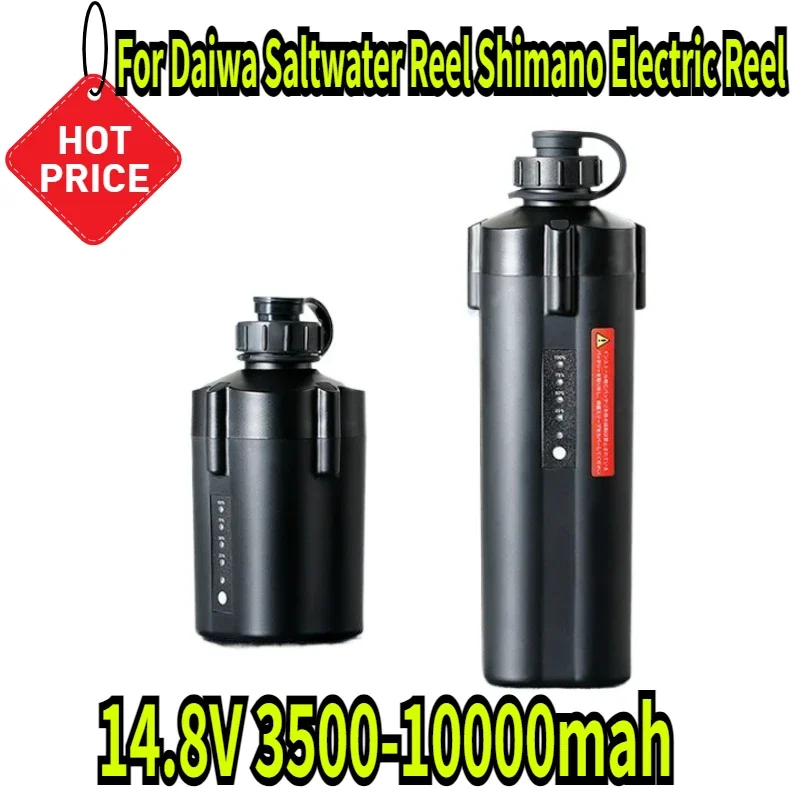 Durable 14.8V 3500-10000mah Fishing Reel Battery for Daiwa Saltwater Reel Shimano Electric Reel