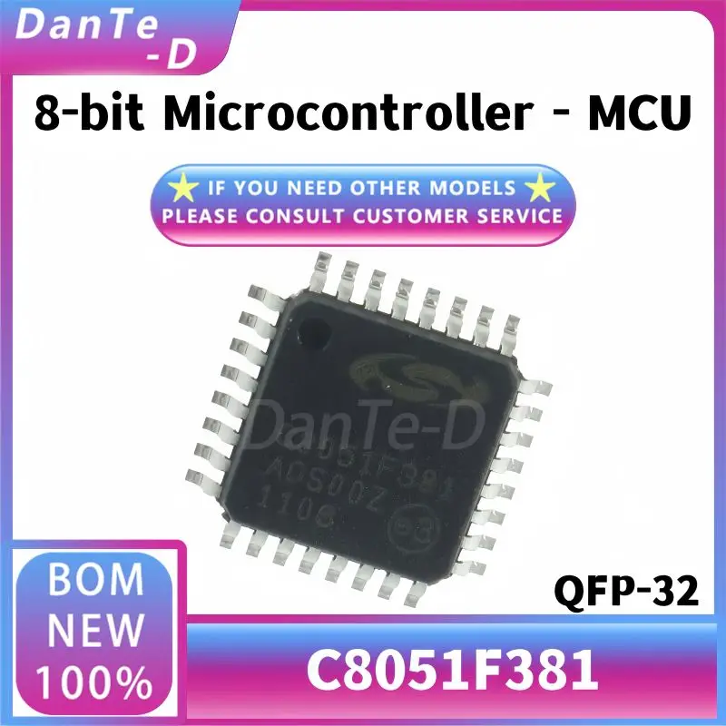 C8051F381-GQ package QFP-32 8-bit microcontroller MCU single chip IC original authentic