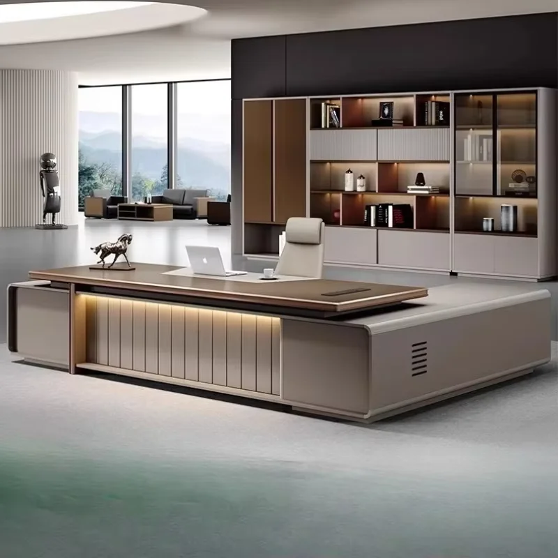 Modern Leg Support Executive Desk Wooden Cheap Large Drawers Executive Desk Wood Modern Mesa De Escritorio Office Desk Furniture