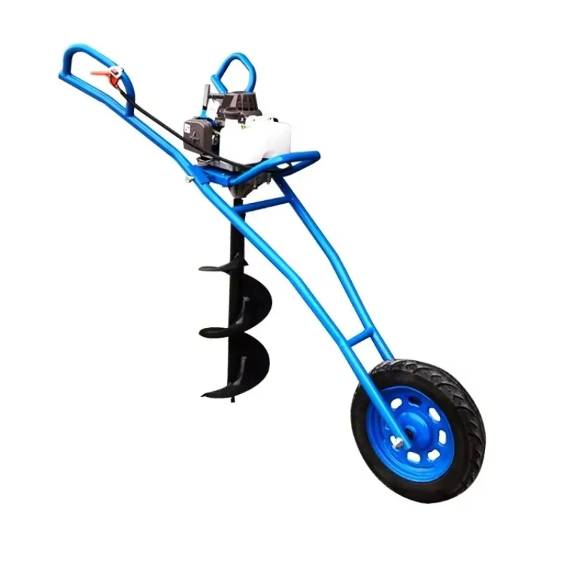 

【Best-selling】 196cc Displacement 4-Stroke Powered Post Hole Digger Core Engine Earth Auger For Tree Planting Soil Augers